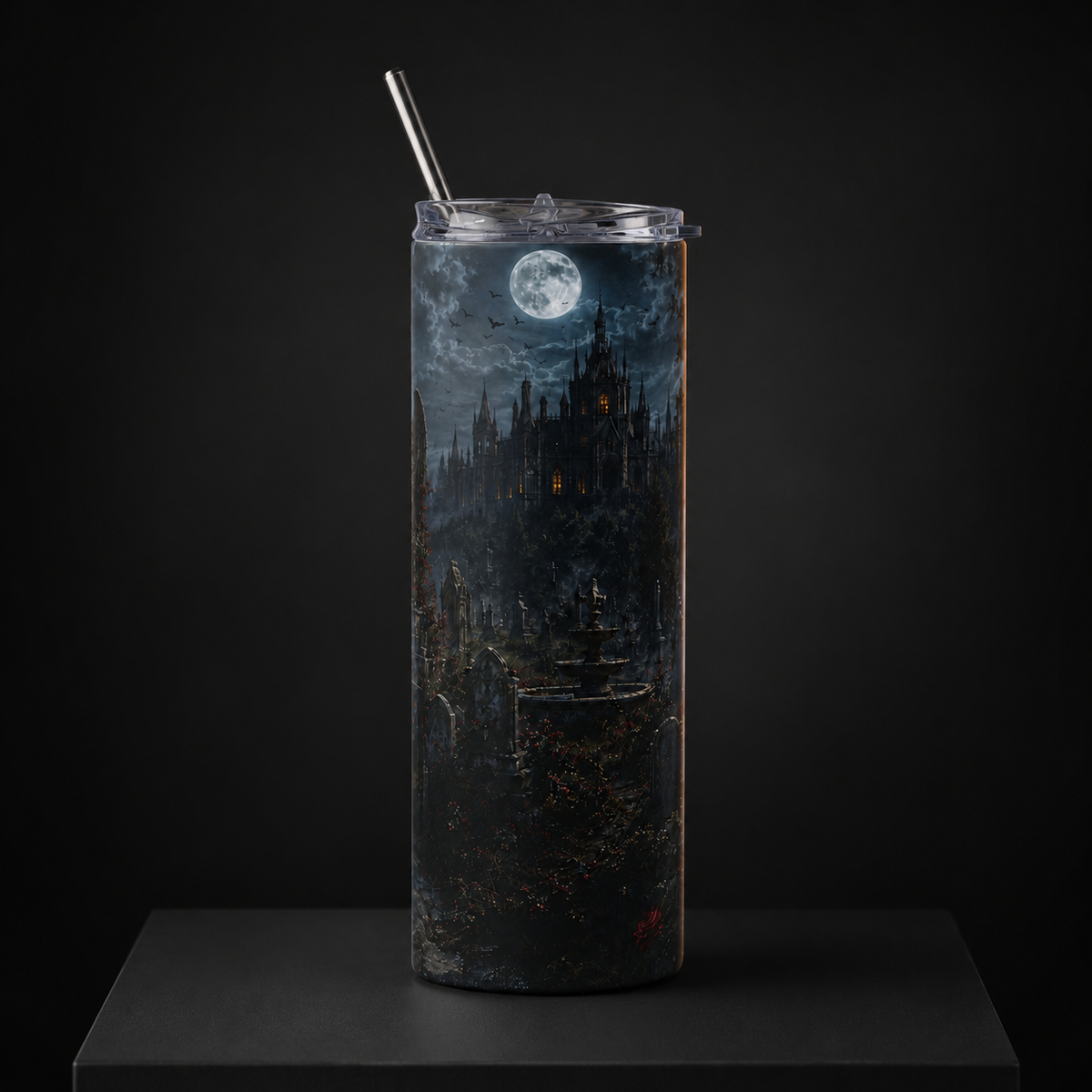 The Grounds of Crimson Estate — 20 oz Gothic Tumbler