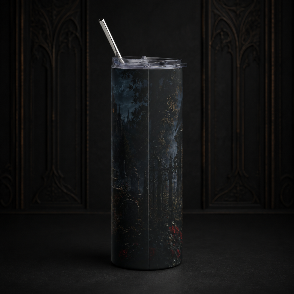The Grounds of Crimson Estate — 20 oz Gothic Tumbler