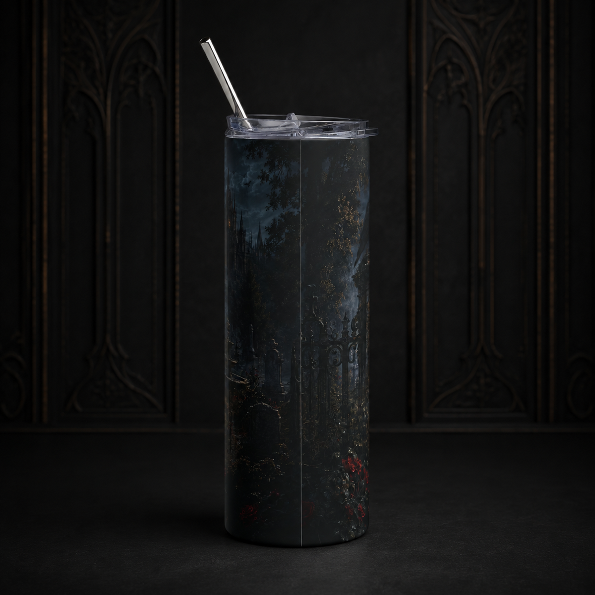 The Grounds of Crimson Estate — 20 oz Gothic Tumbler