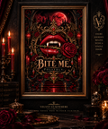 Bite Me. Politely. — Gothic Vampire Digital Wall Art