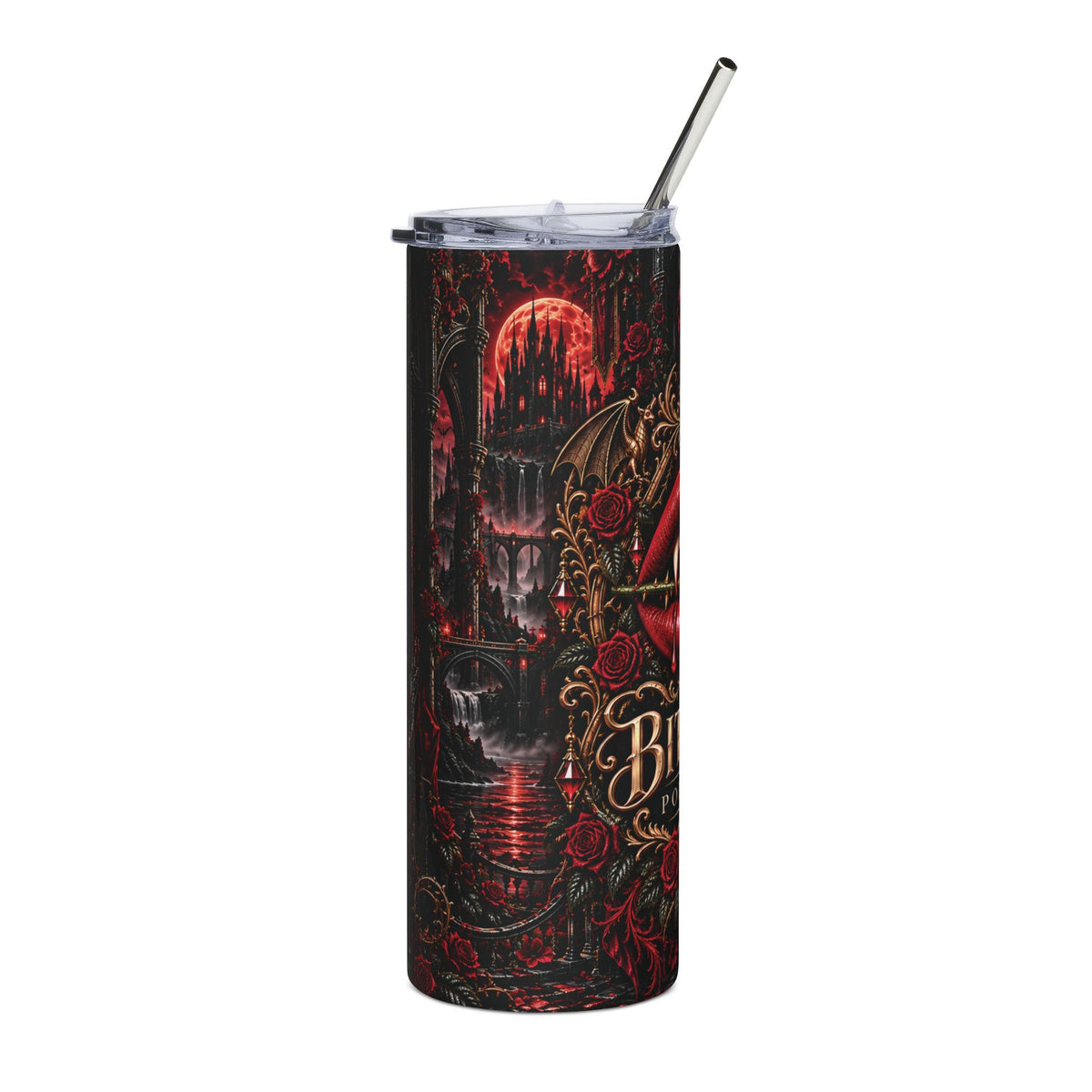 Bite Me. Politely. Gothic Vampire 20 oz Tumbler