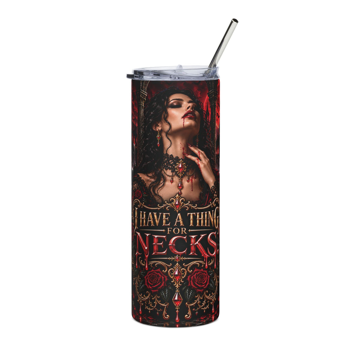 I Have a Thing for Necks — Gothic Vampire 20 oz Tumbler